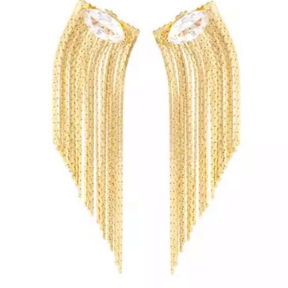 Gold plated tassels earrings - Picture 5 of 5